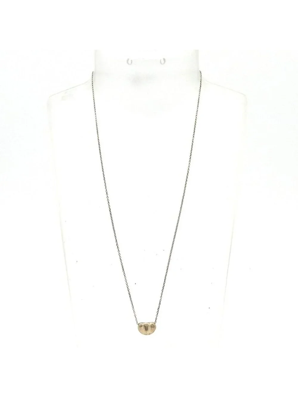 Tiffany & Co Necklace Bean Silver